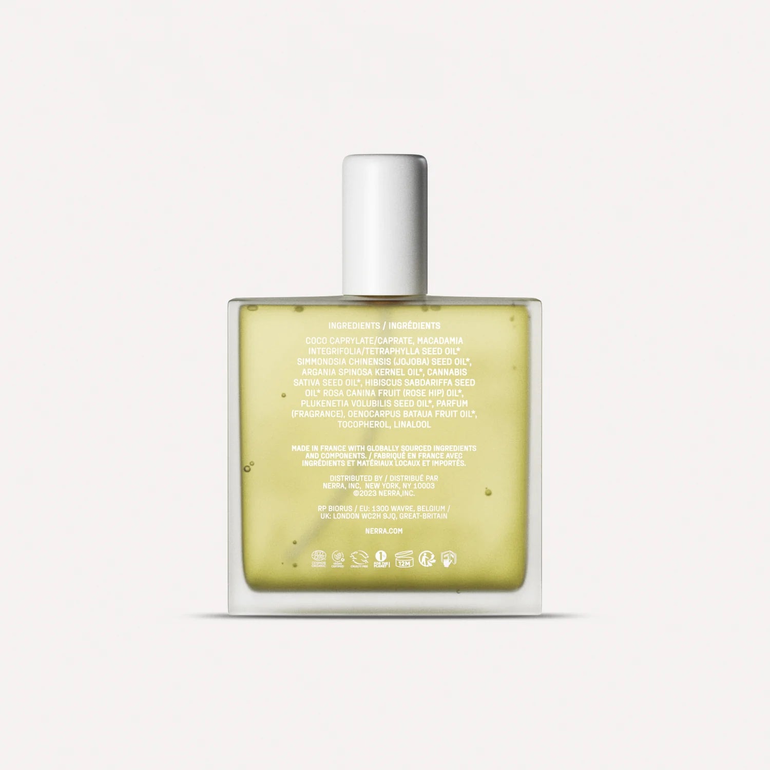 Aceite corporal seco