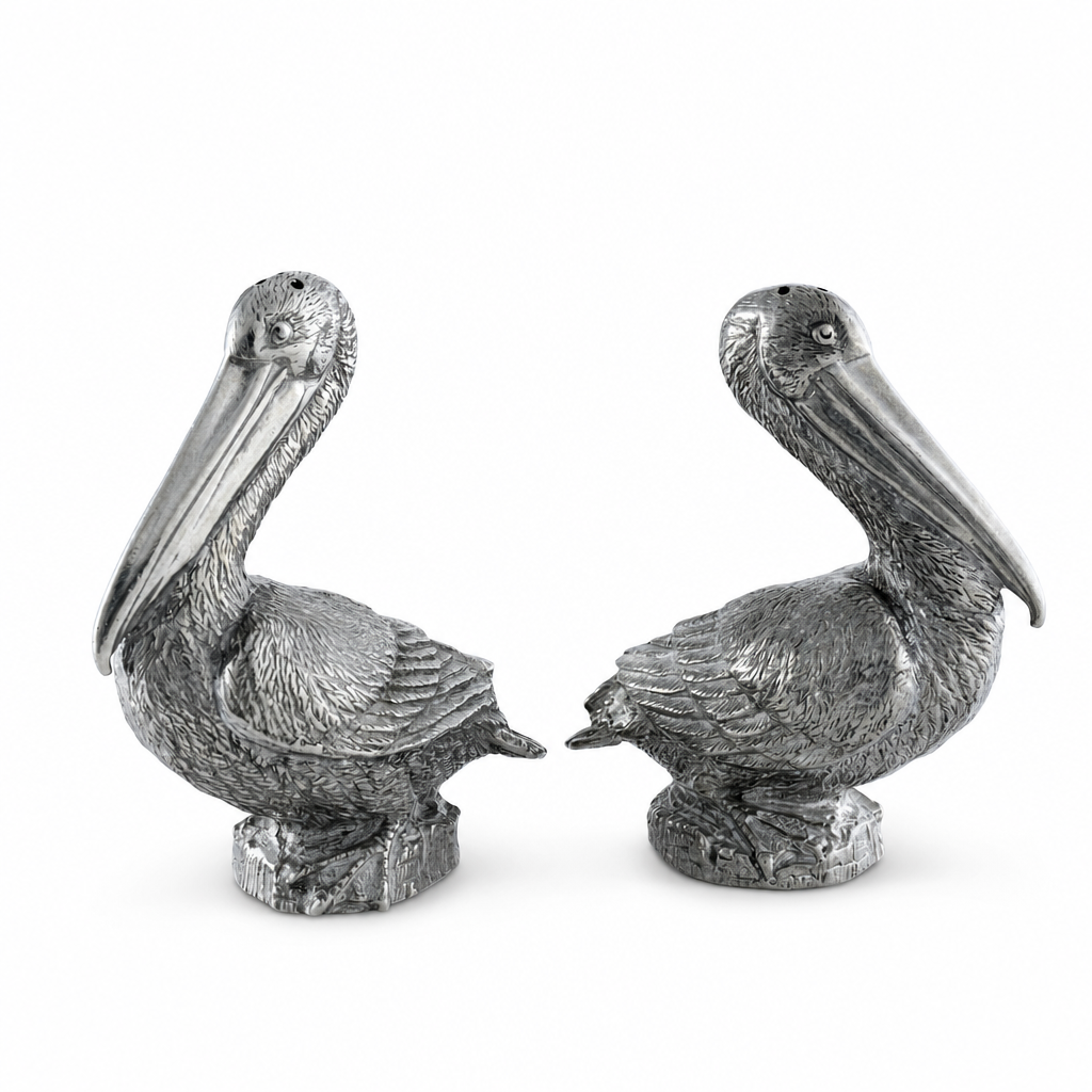 Pewter Pelicans Salt & Pepper Set