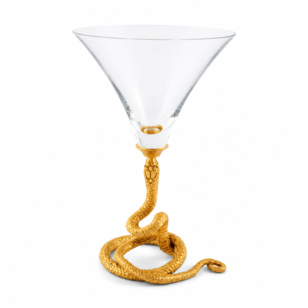 Snake Cocktail / Martini Glass