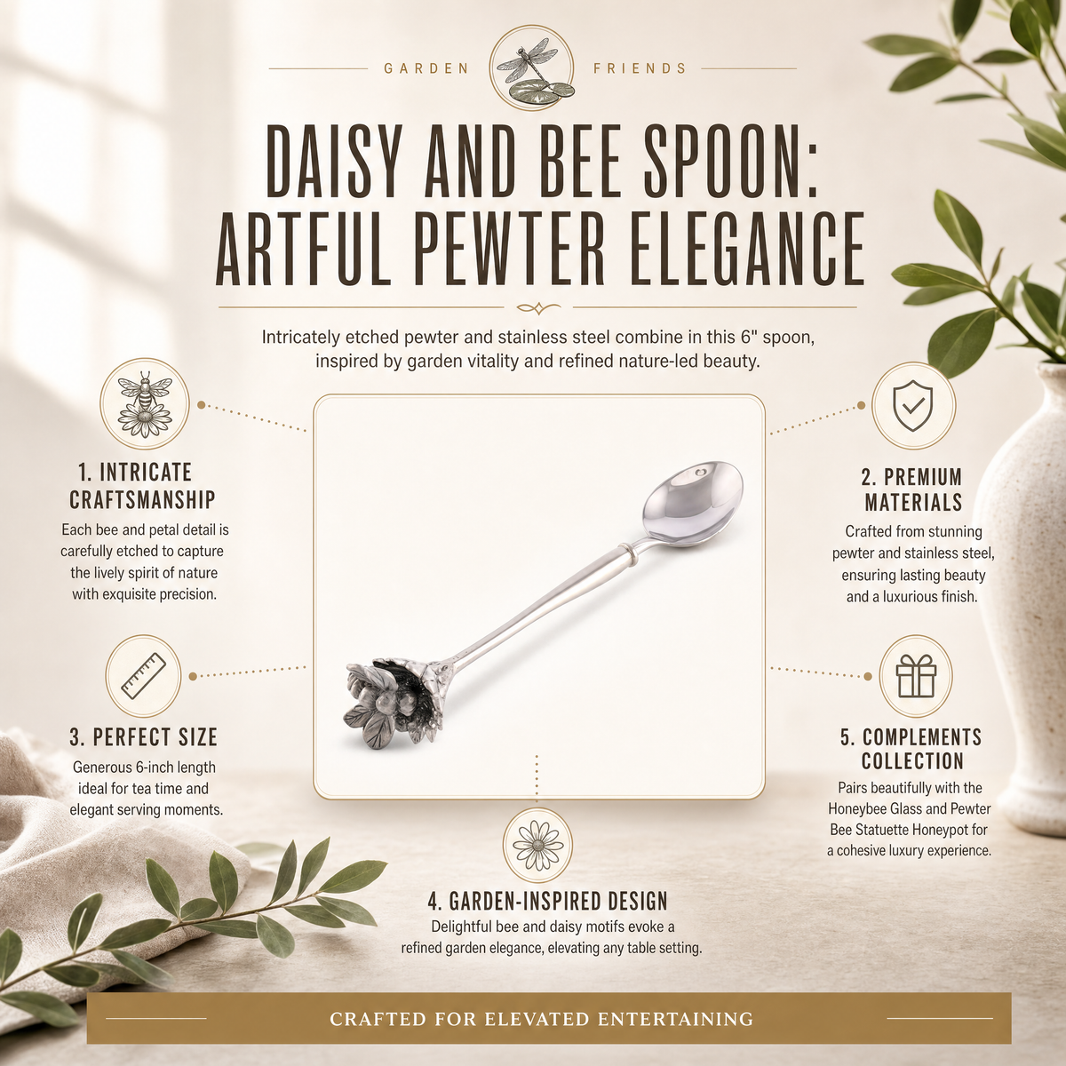 Daisy and Bee Spoon