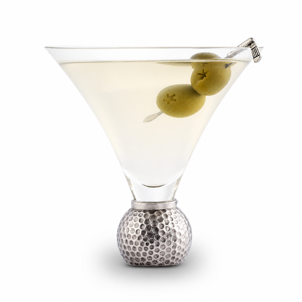 Golf Ball Cocktail /  Martini Glass