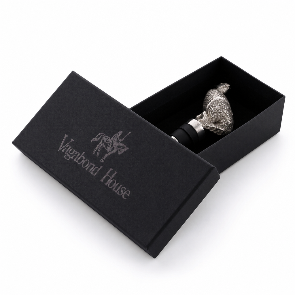 Pewter Pheasant Bottle Stopper