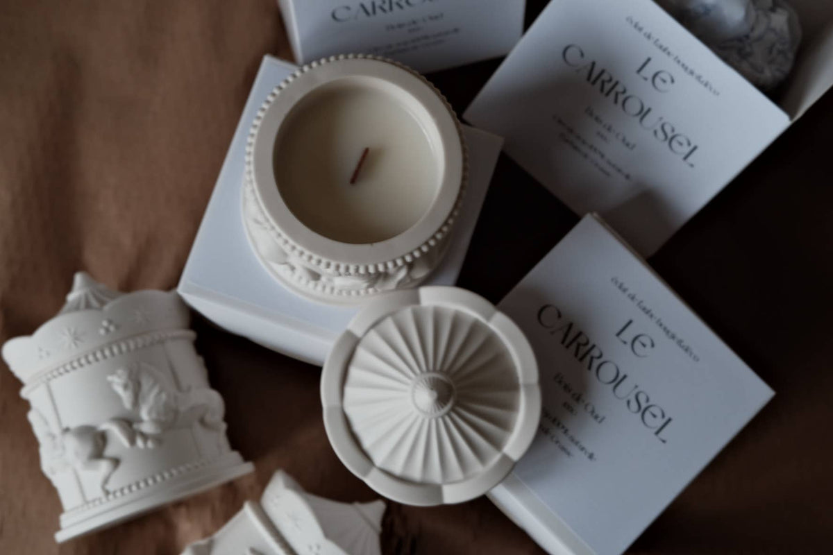 Scented jar candle - Carousel