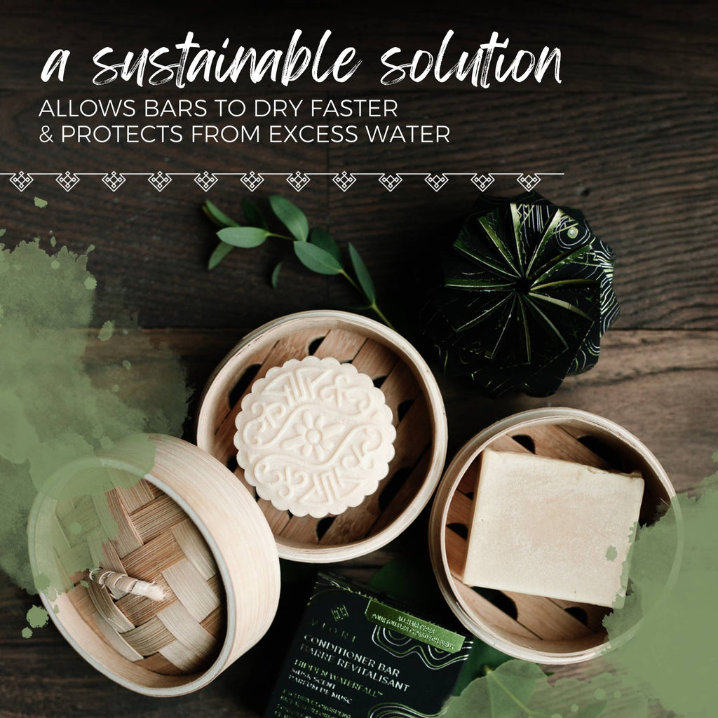 Viori Bamboo Bar soap Holder