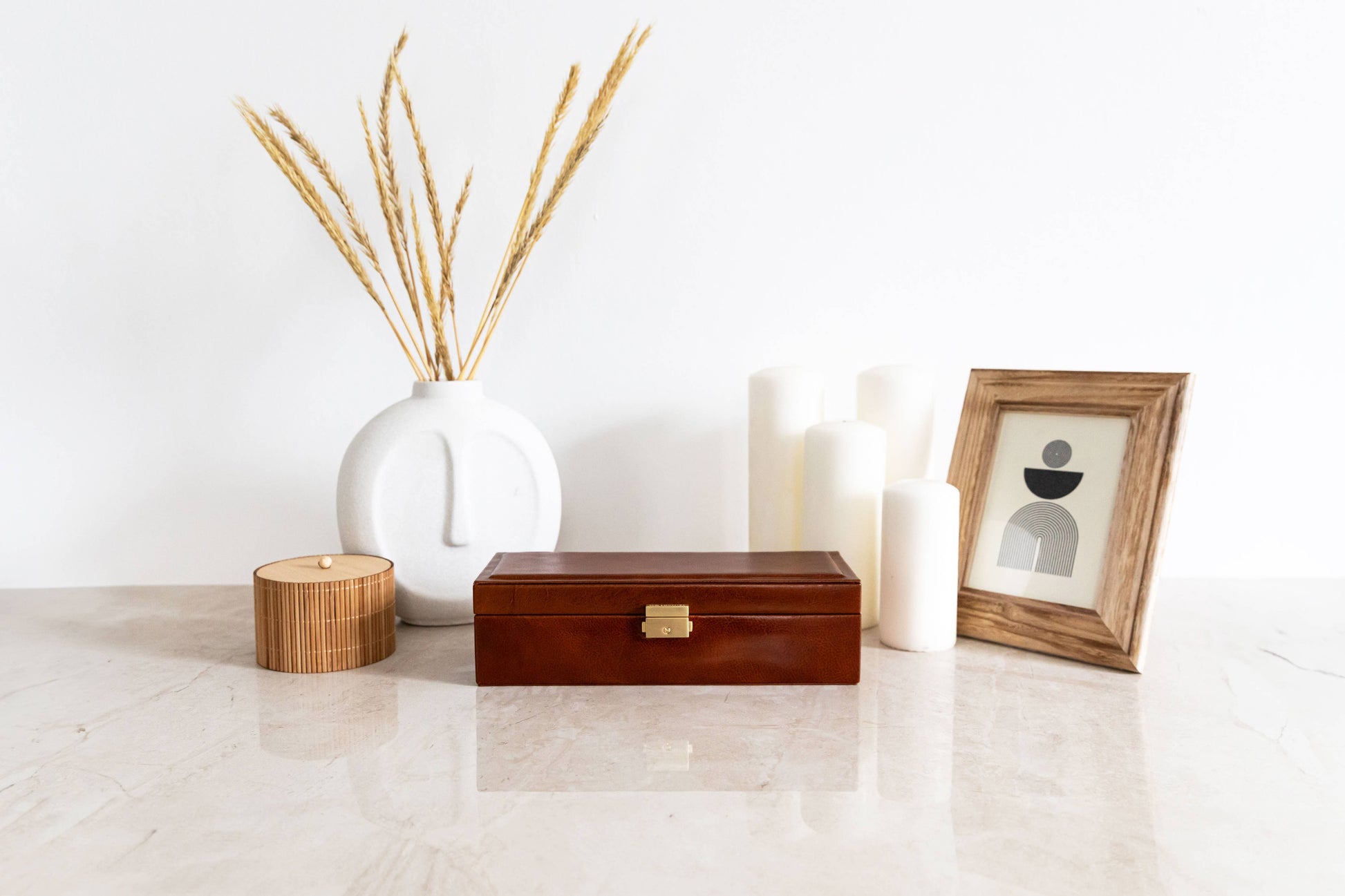 Italian Leather Watch Box - Herzog