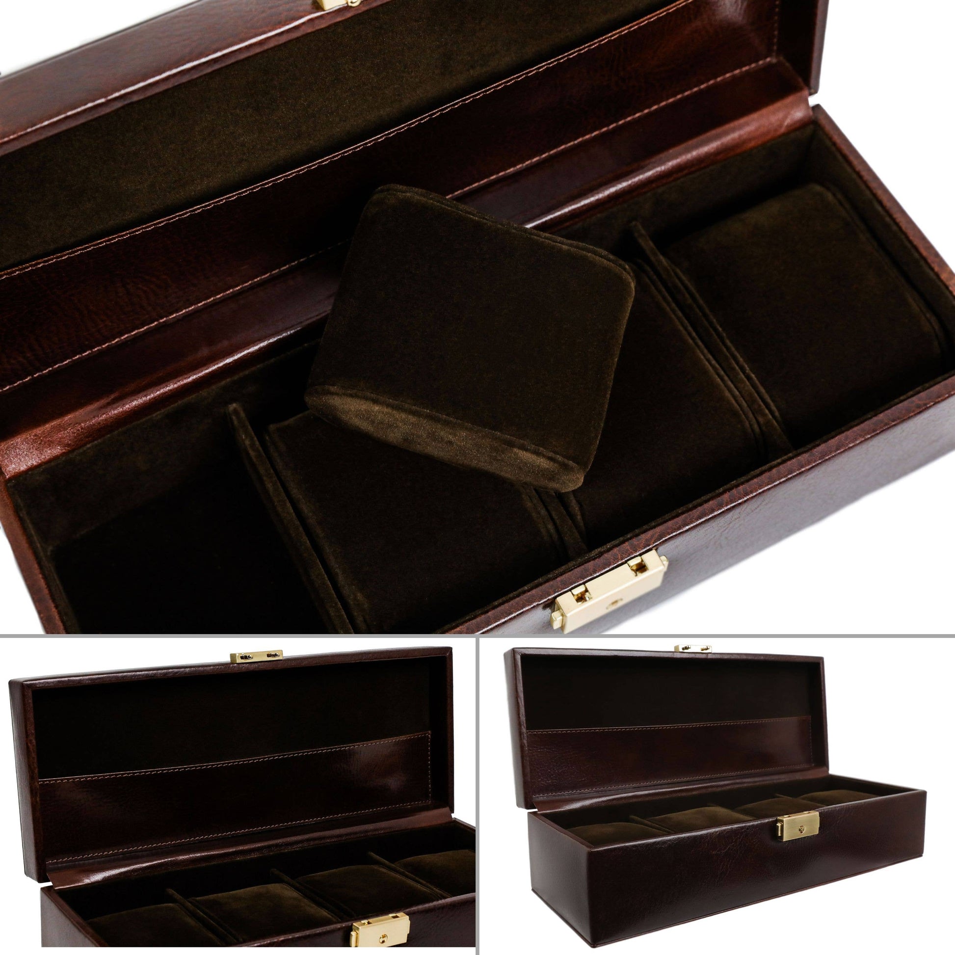 Italian Leather Watch Box - Herzog