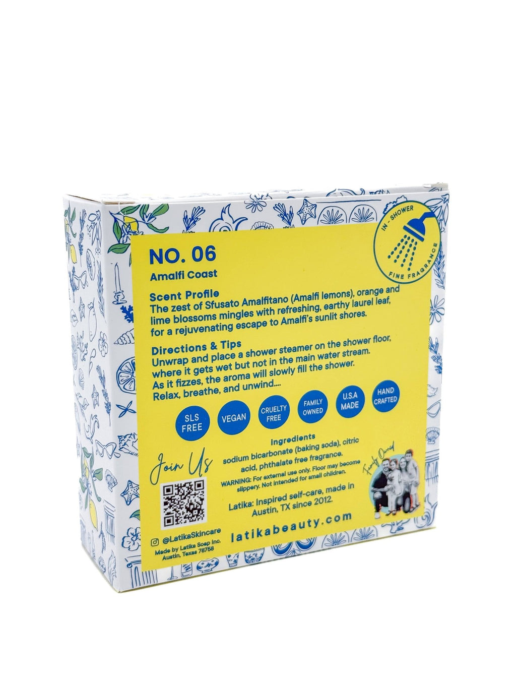 Amalfi Coast Shower Steamers - 4pack - Maison and Mer