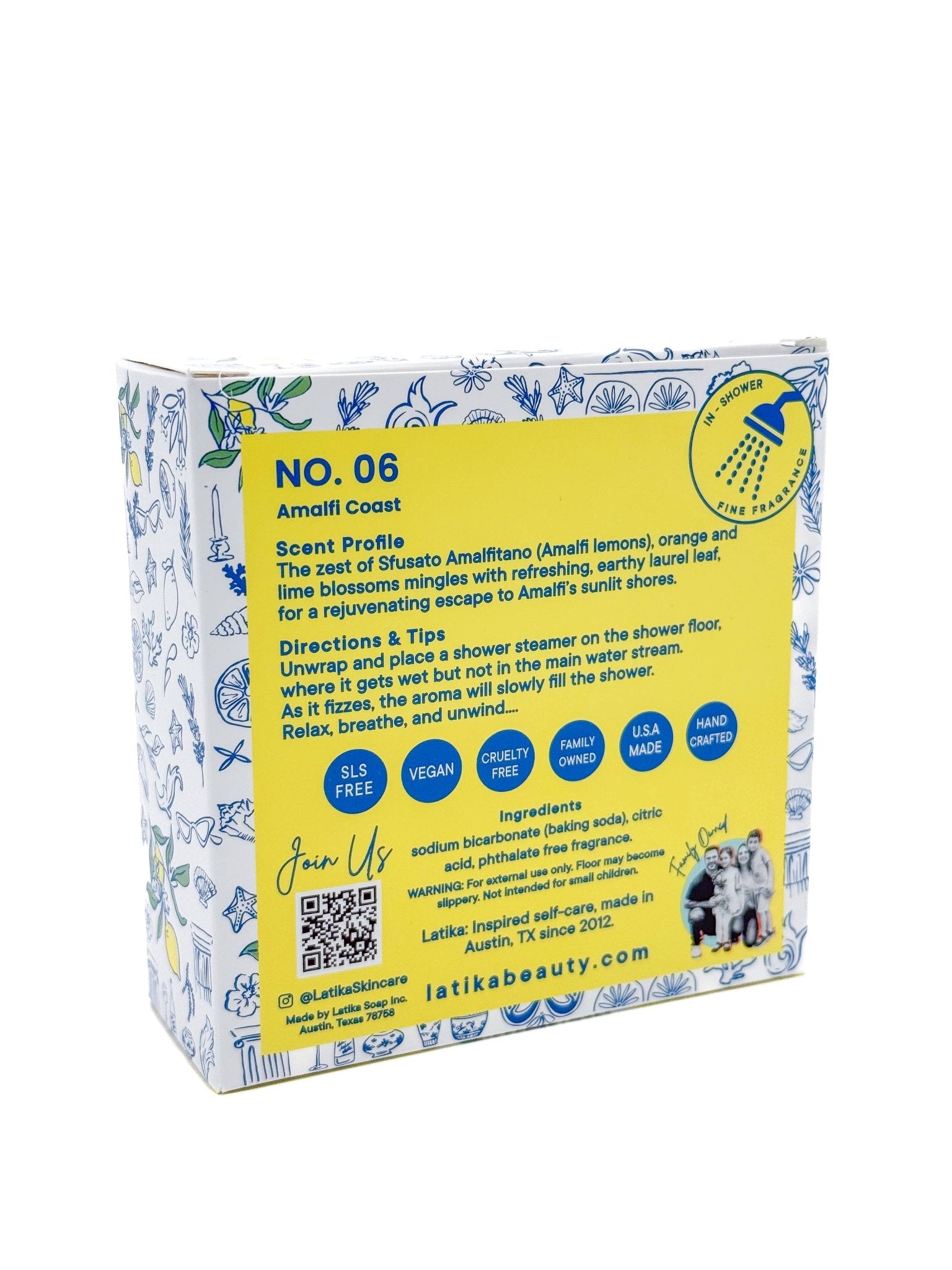 Amalfi Coast Shower Steamers - 4pack - Maison and Mer
