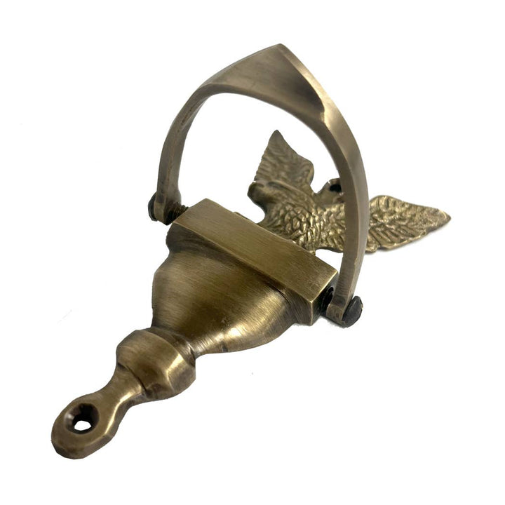 Antiqued Brass American Eagle Door Knocker - Maison and Mer