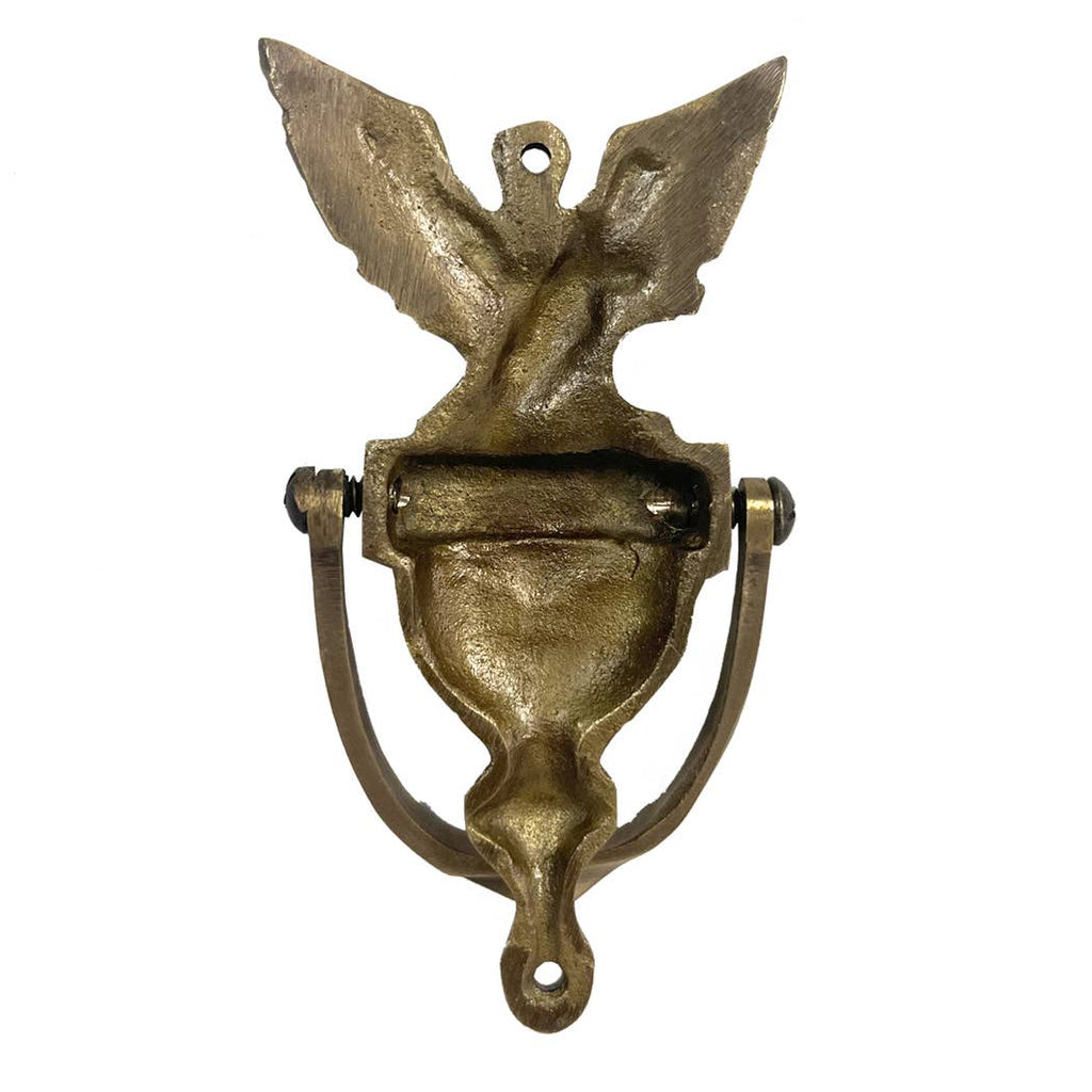 Antiqued Brass American Eagle Door Knocker - Maison and Mer