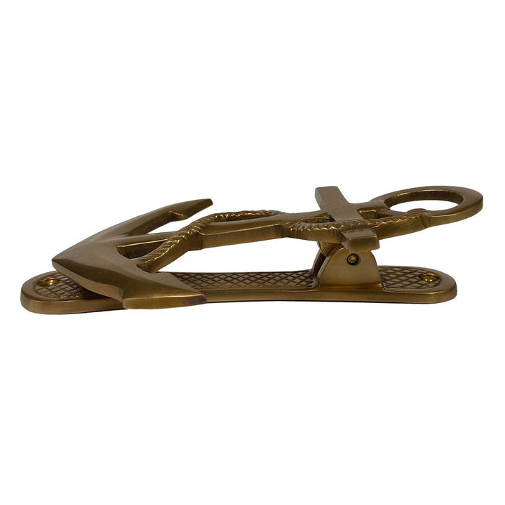 Antiqued Brass Anchor Door Knocker - Maison and Mer