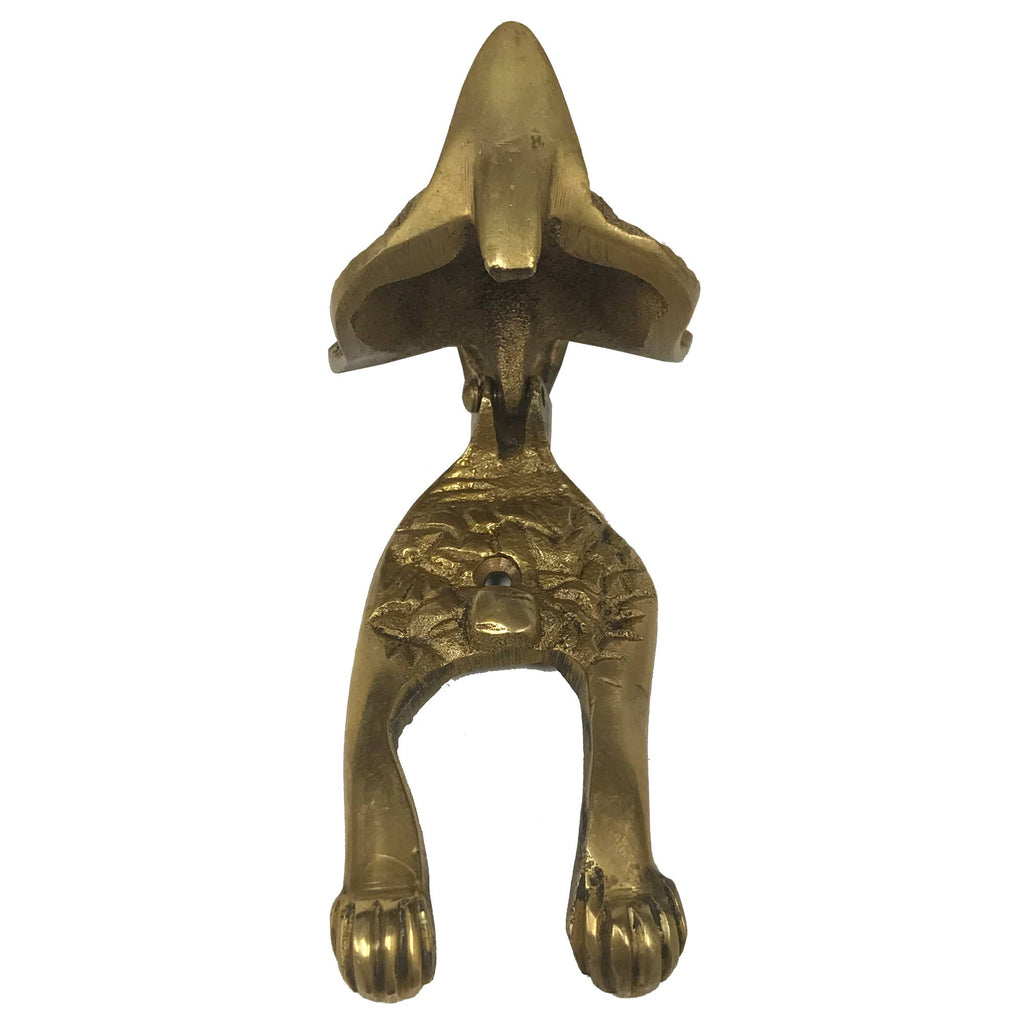 Antiqued Brass Fox Door Knocker - Maison and Mer