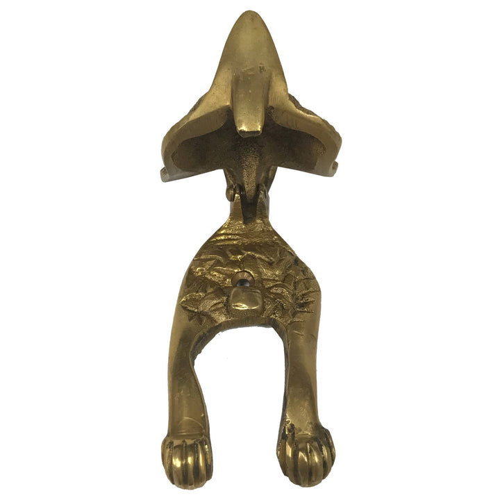 Antiqued Brass Fox Door Knocker - Maison and Mer