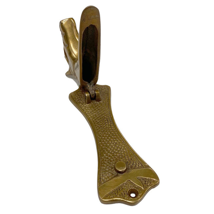 Antiqued Brass Horse Head Door Knocker - Maison and Mer