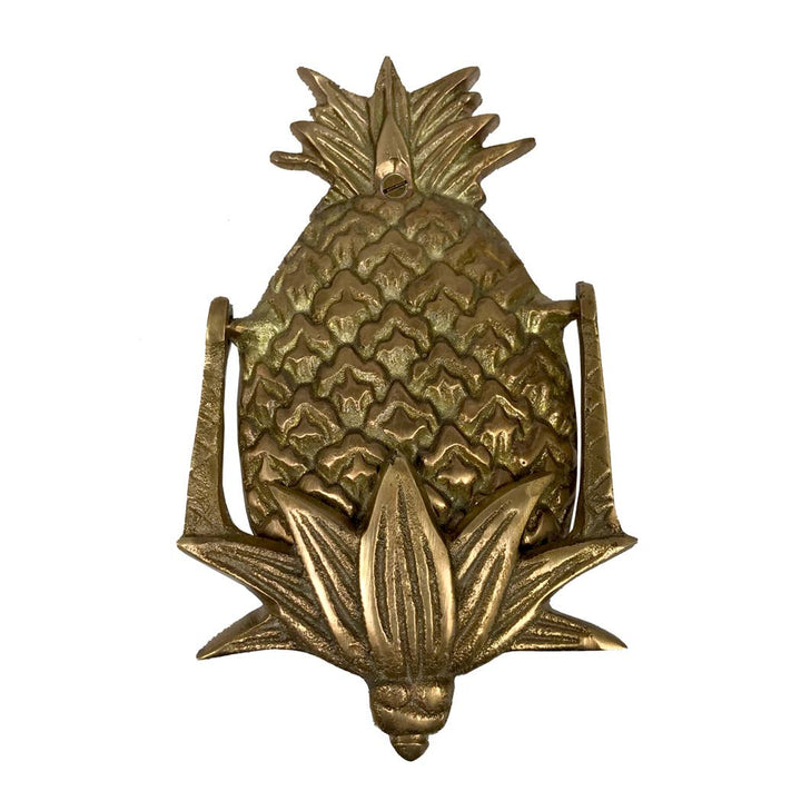 Antiqued Brass Pineapple Door Knocker - Maison and Mer