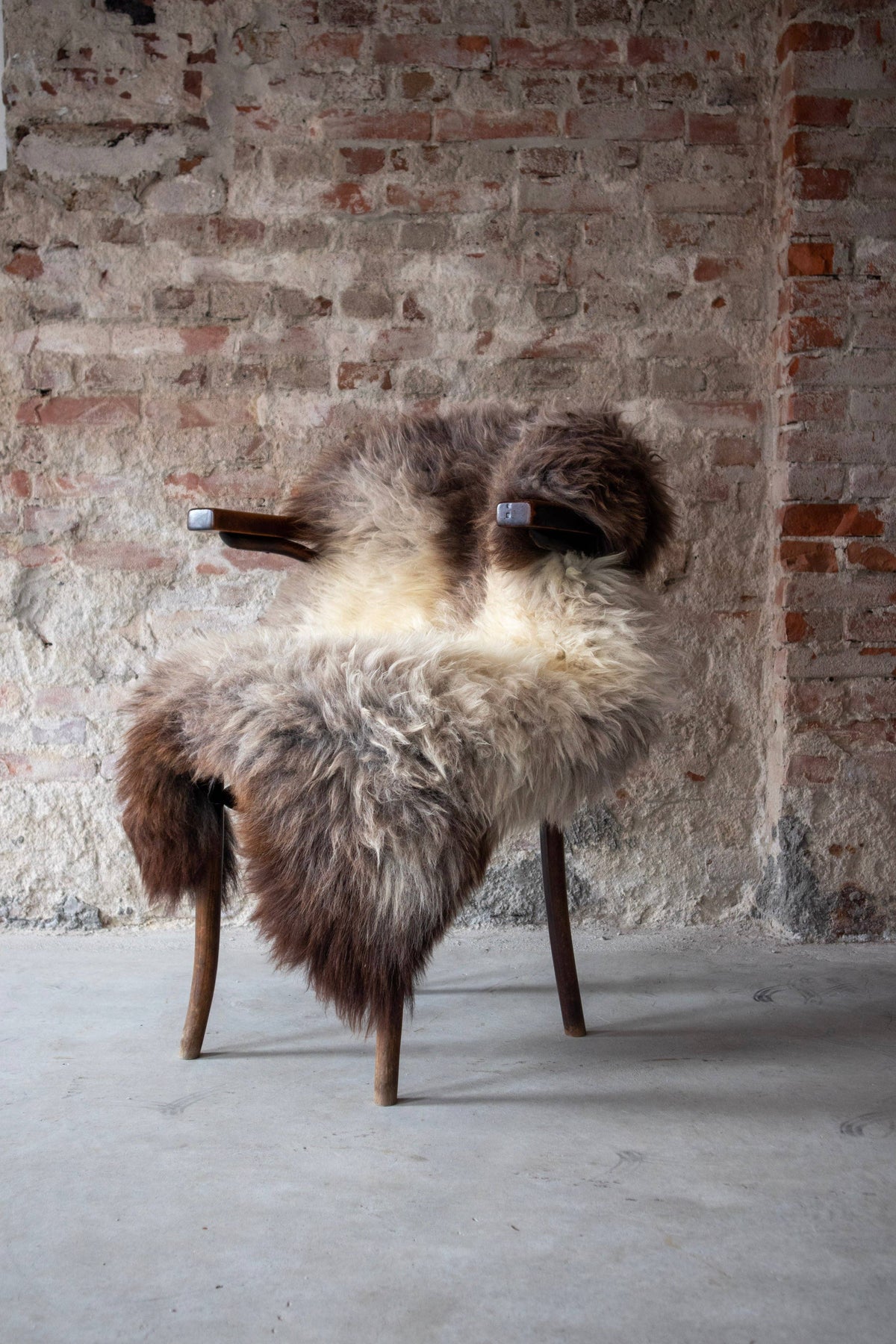 Van Buren Texel Sheep Skin - Blue Grey