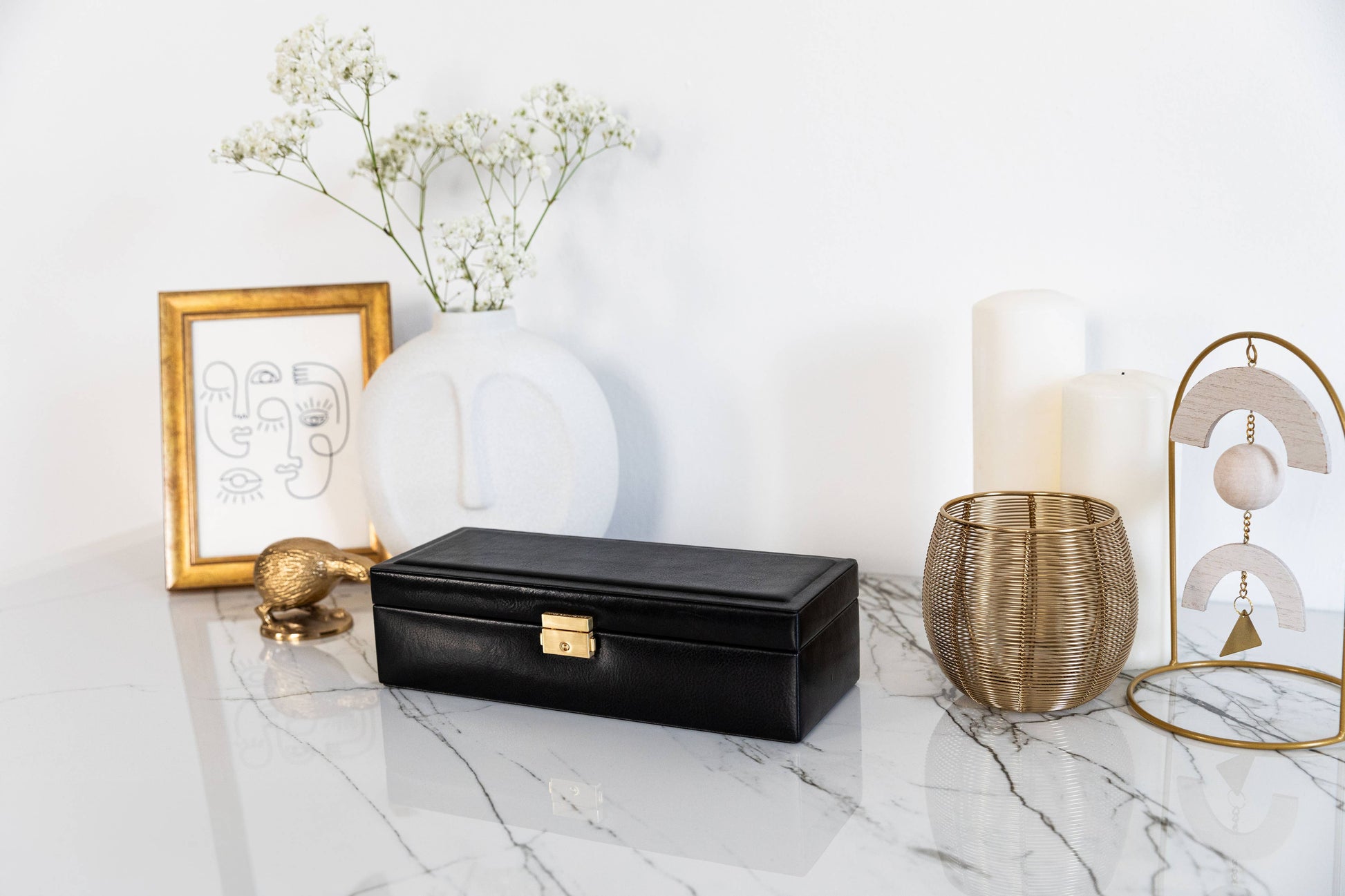 Italian Leather Watch Box - Herzog