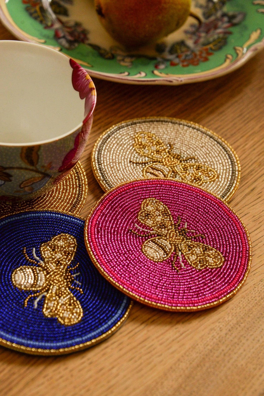 BEE COASTERS SET OF 4 - Maison and Mer