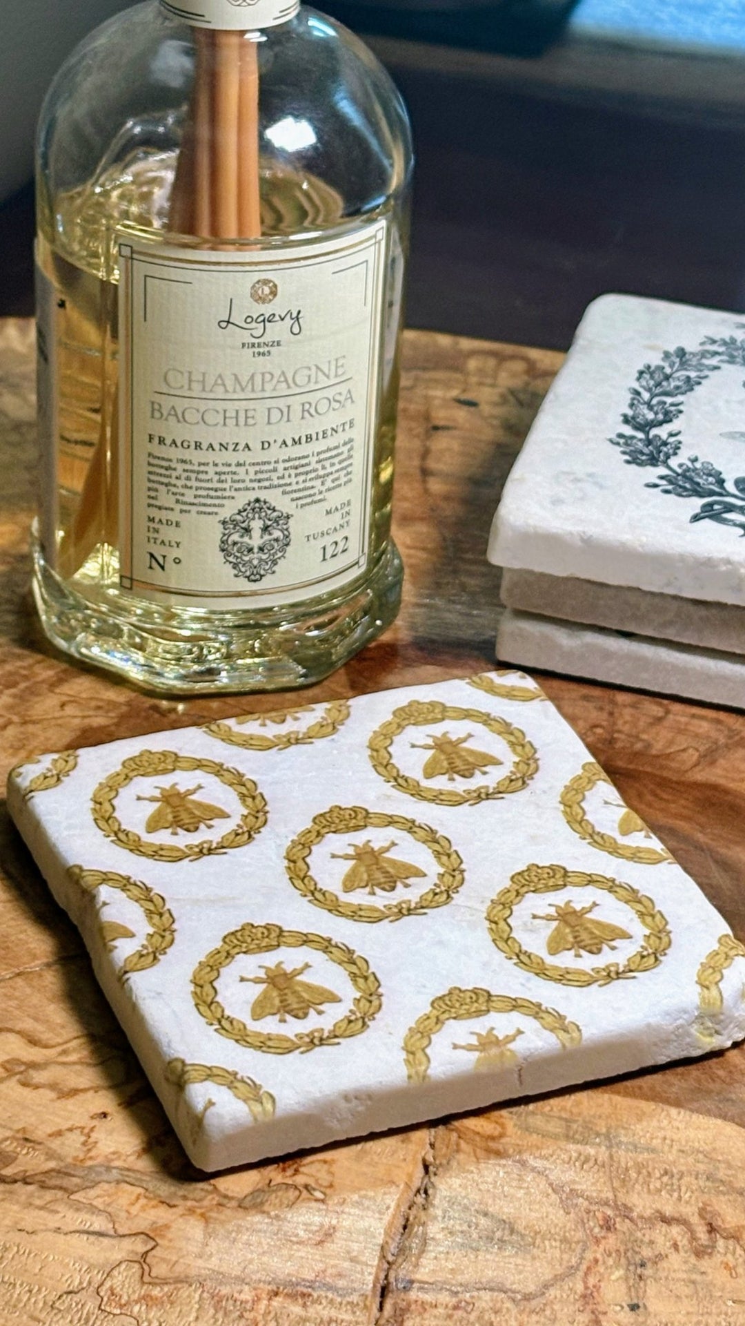 Bee Original – Marble Coaster Set - Maison and Mer