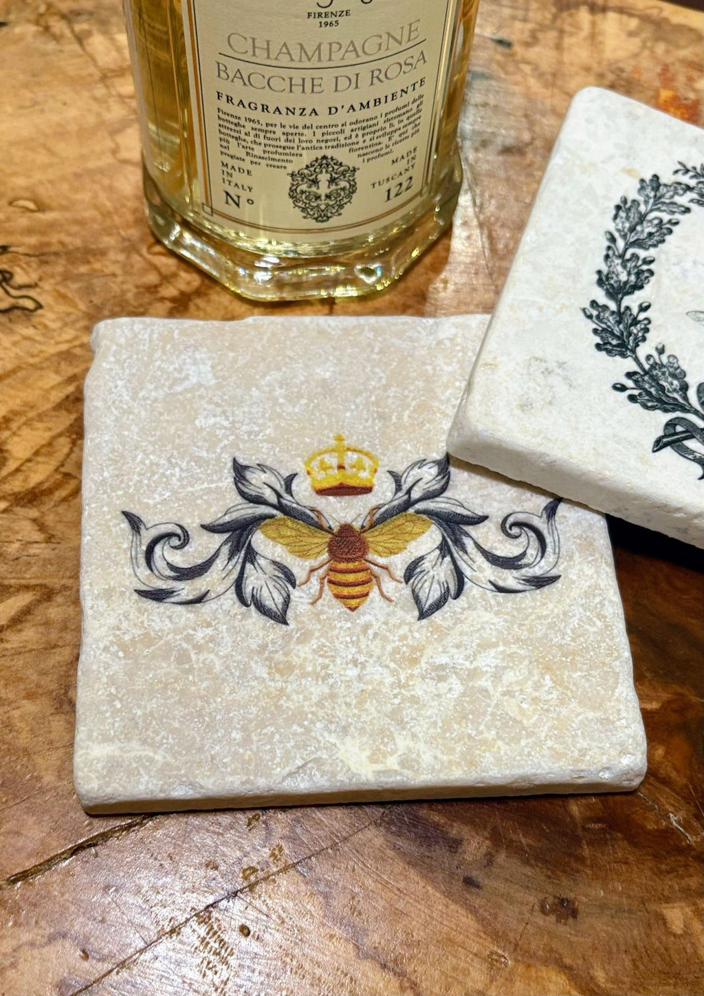 Bee Original – Marble Coaster Set - Maison and Mer