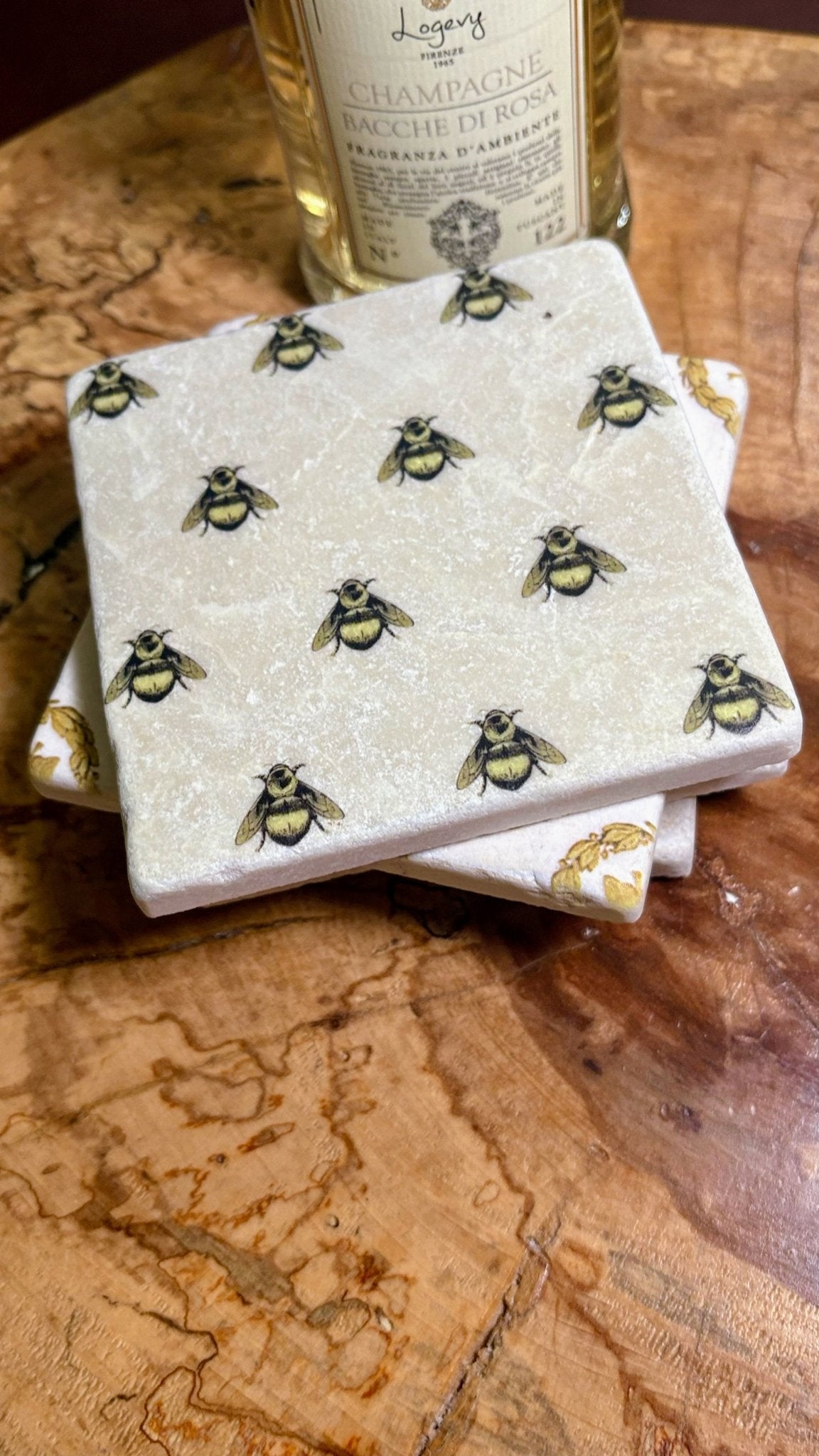 Bee Original – Marble Coaster Set - Maison and Mer