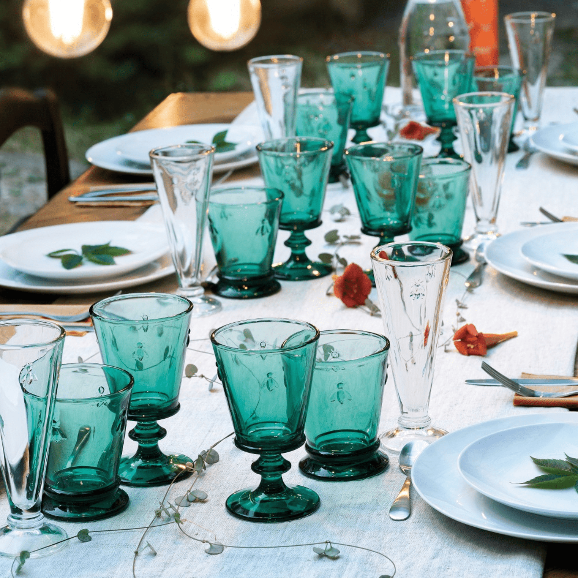 Bee Tumbler Emerald Set - 6 - Maison and Mer