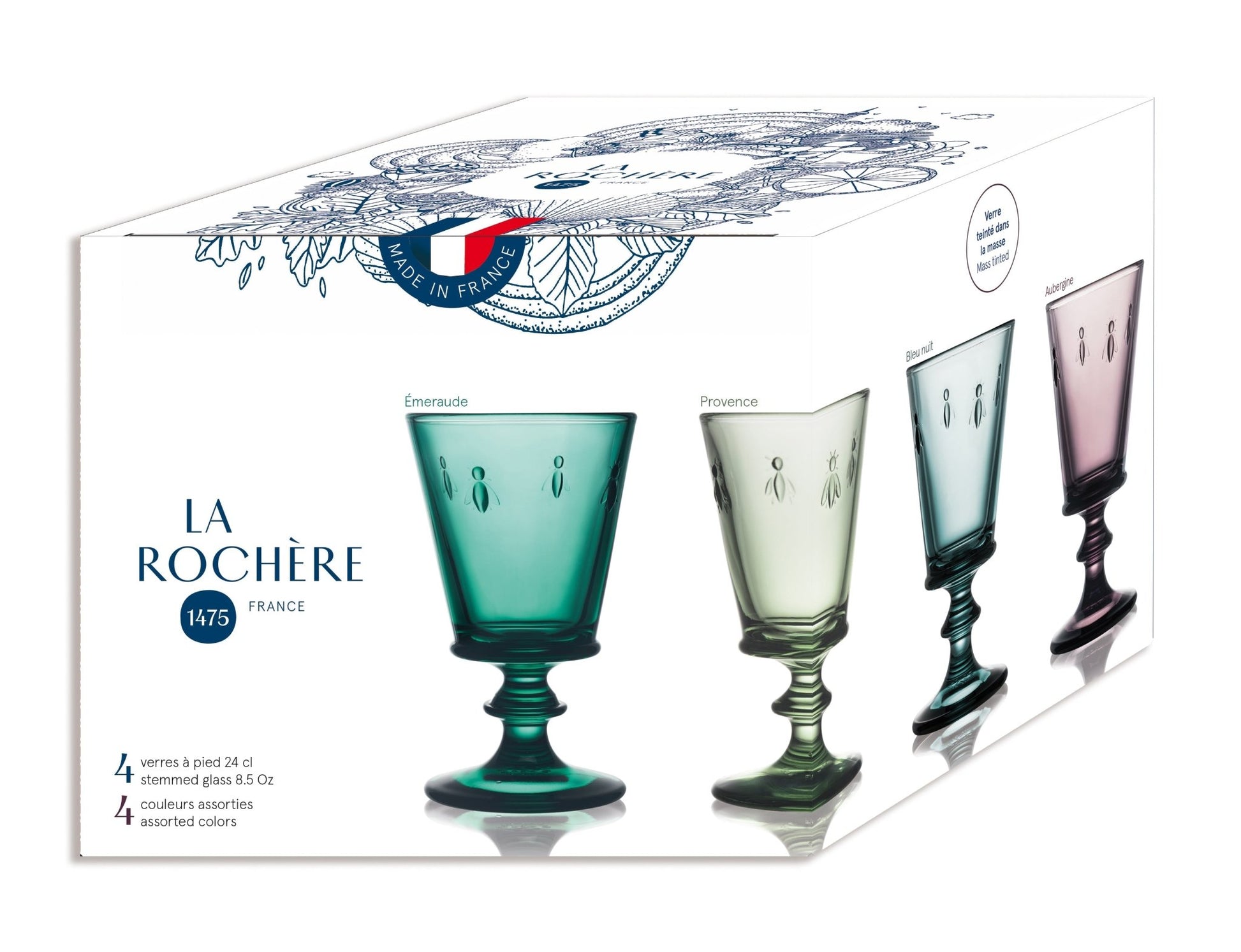 Bee Wine Assorted Set - 4 - Maison and Mer
