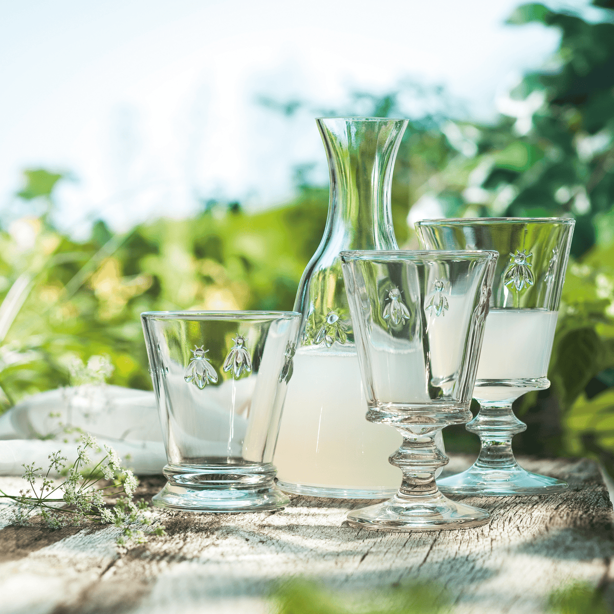 Bee Wine Glass Set - 6 - Maison and Mer