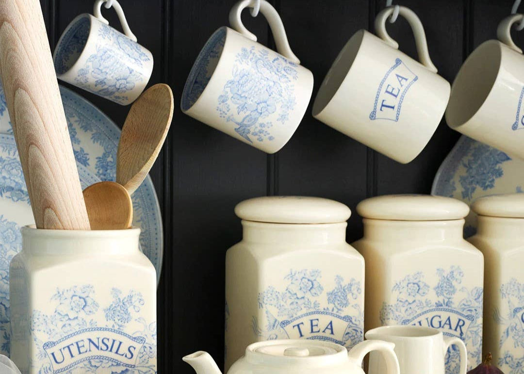 Blue Asiatic Pheasants Mini Mug 140ml - Maison and Mer