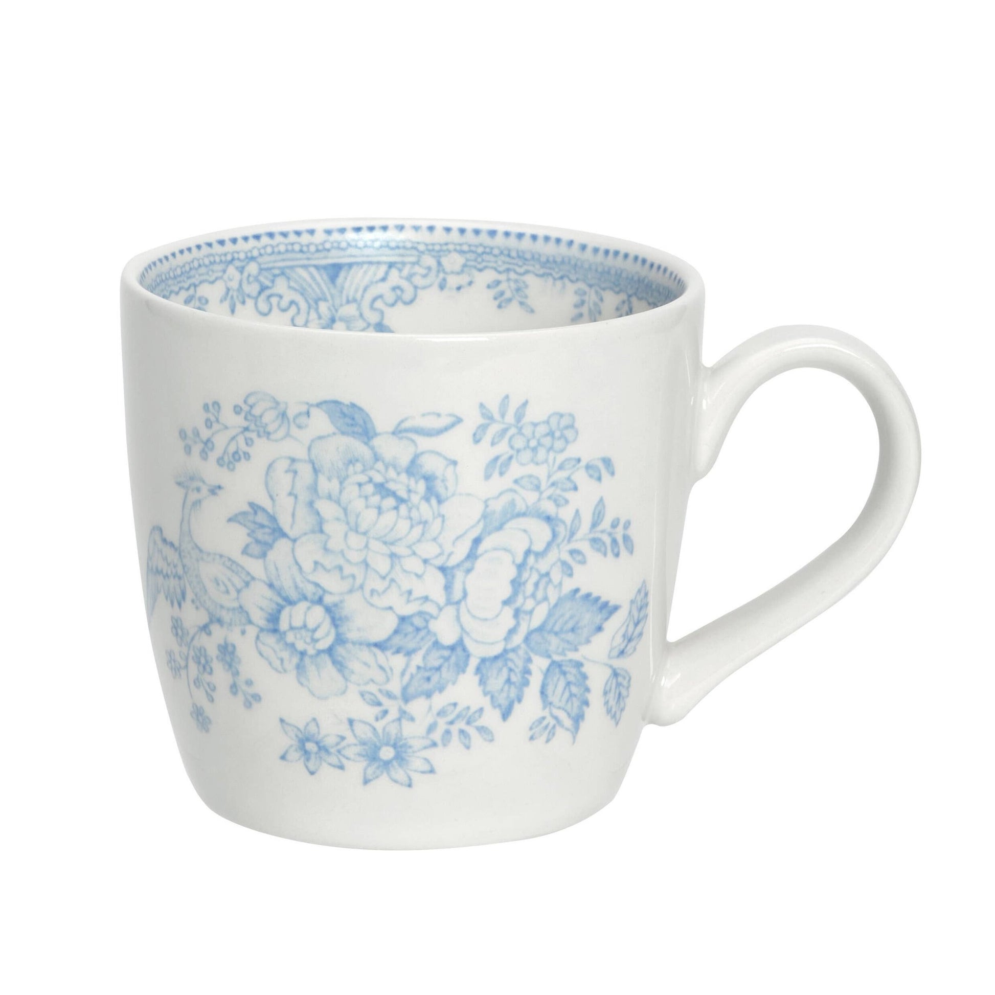 Burleigh Blue Asiatic Pheasants Mug – Osbourne Shape (300ml) - Maison and Mer