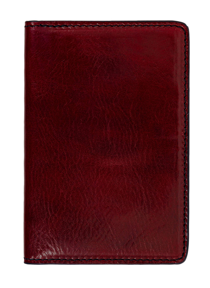 Funda para pasaporte de cuero marrón - Los viajes de Gulliver