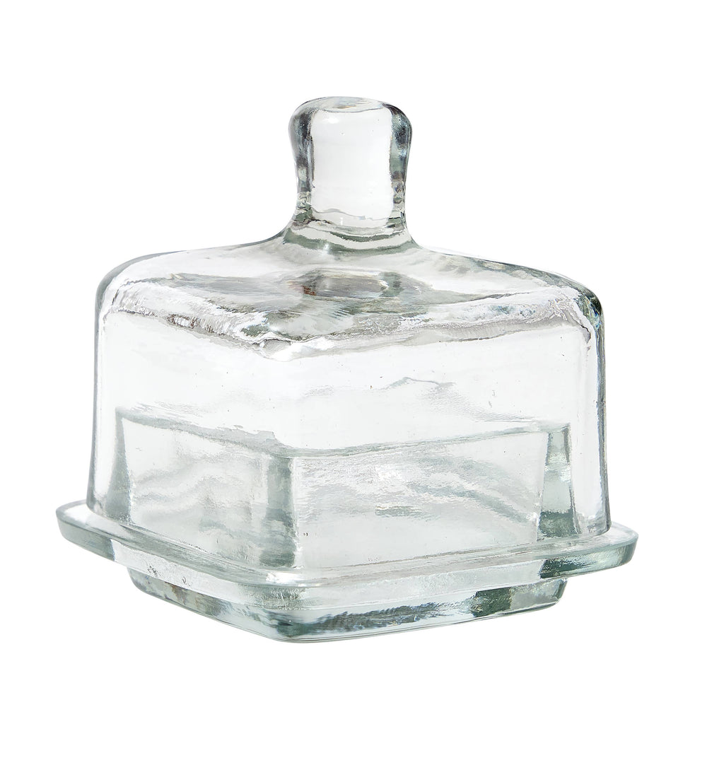 Maison Bistro Glass Jam Jar, Square