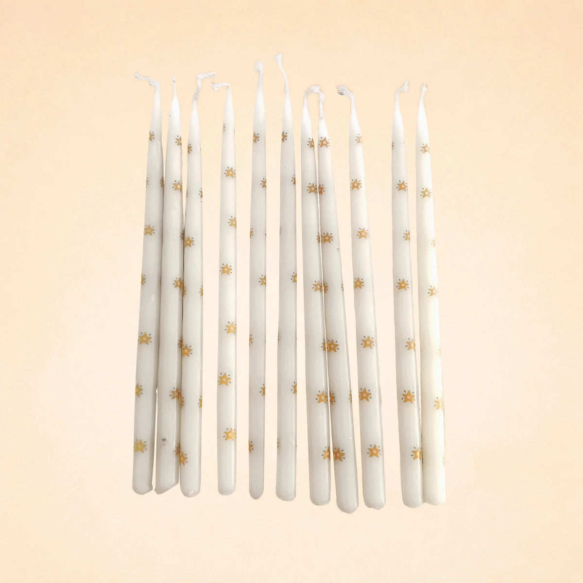 Camp Hollow Stars Tapered Candles (x10)