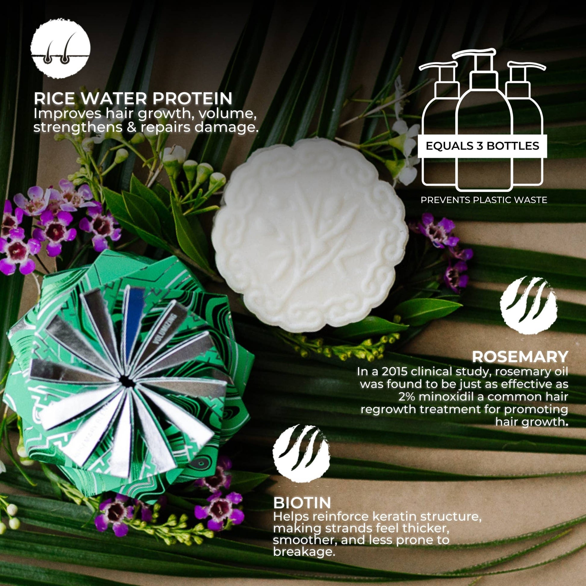 Viori Beauty Rosemary & Biotin Shampoo Bar