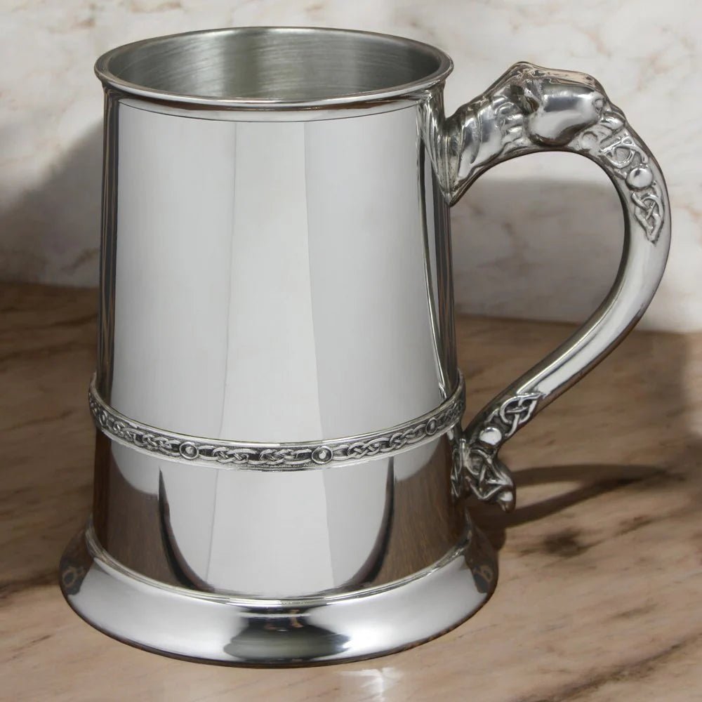 Celtic Band Pewter Tankard - 1 Pint - Maison and Mer