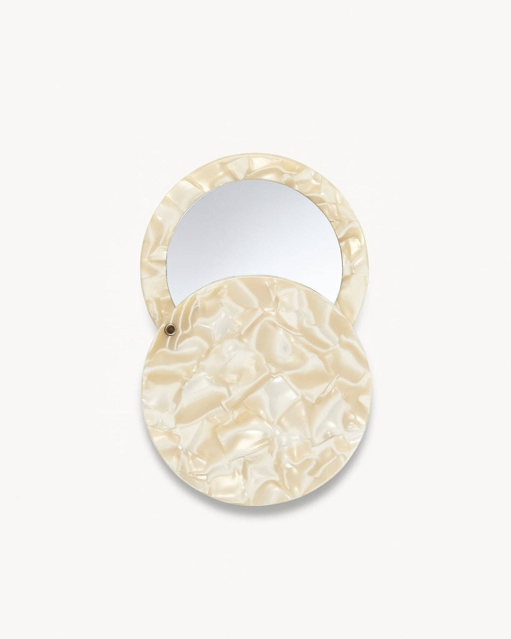 Circle Mirror in Ivory - Maison and Mer