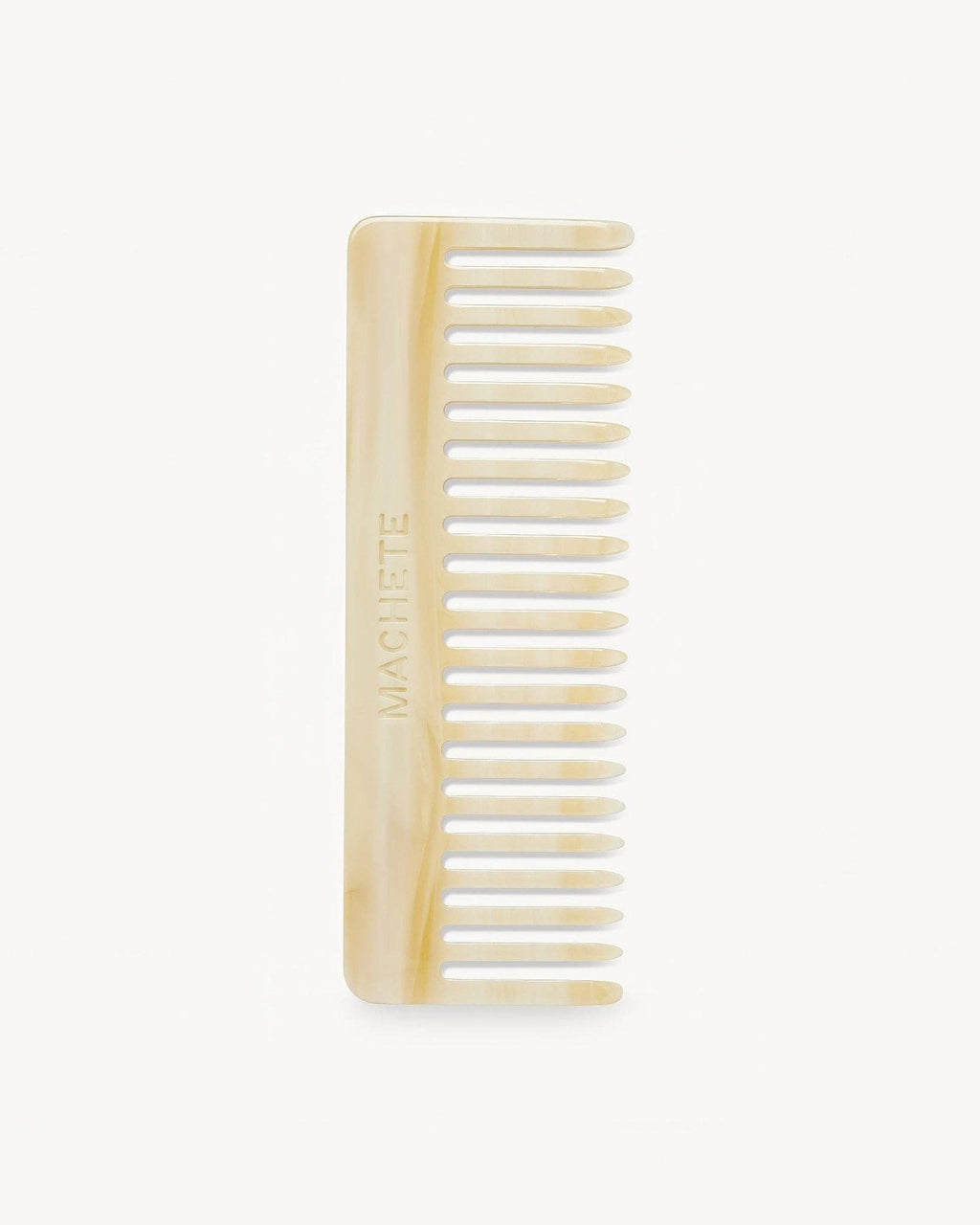 Classic Wide - Tooth Comb – Italian Acetate Artisan Edition| Alabaster - Maison and Mer