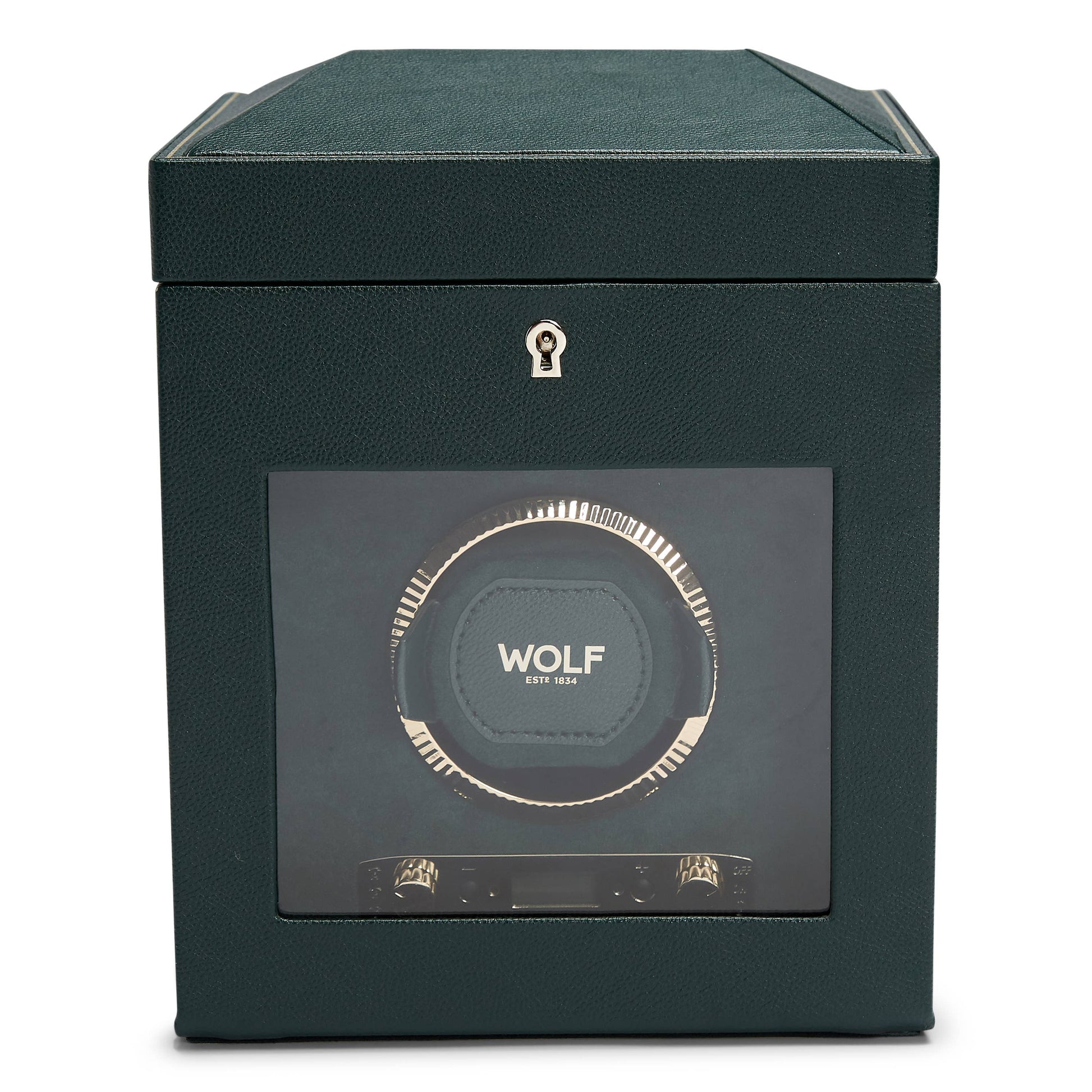 Wolf British Racing Single Watch Winder with Storage