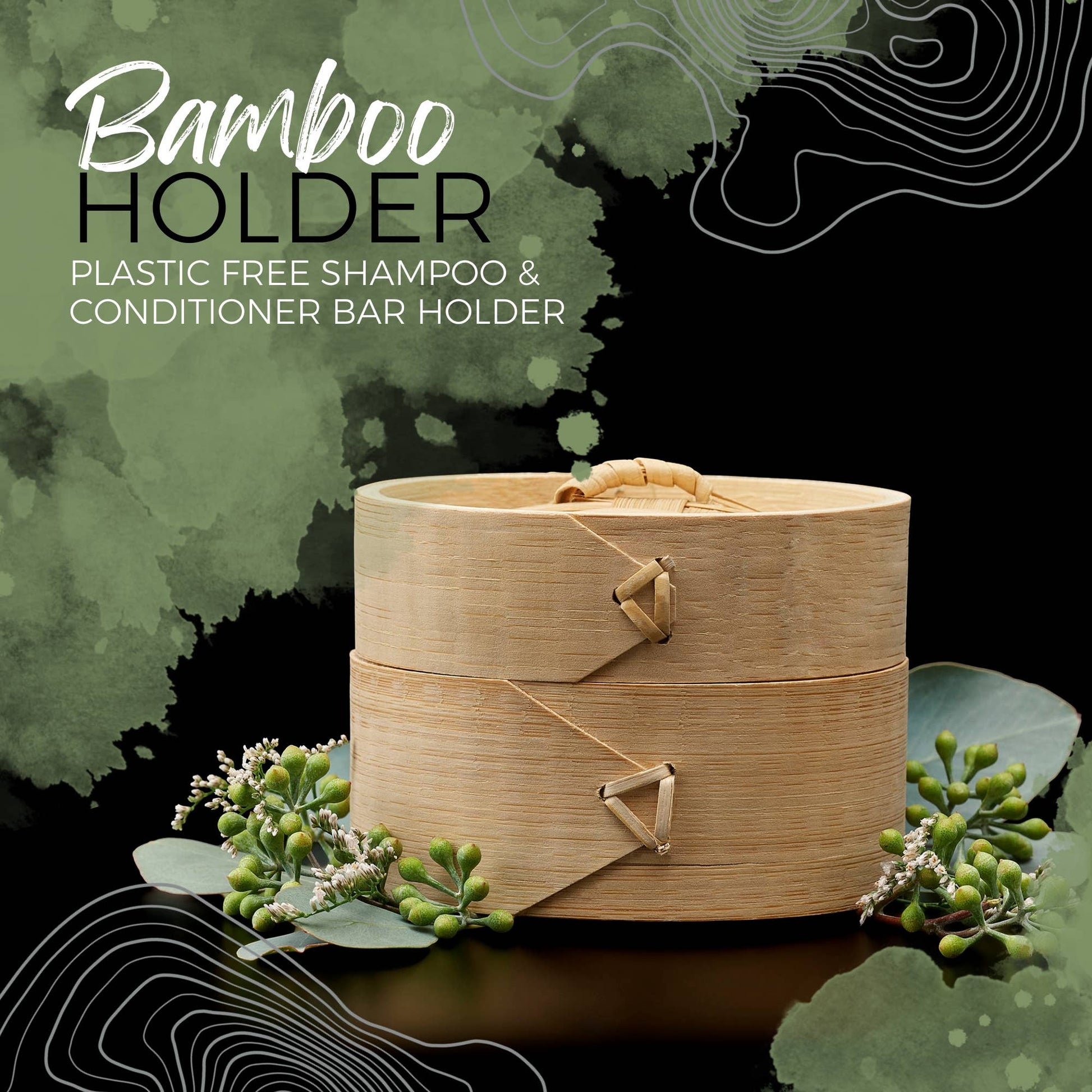 Viori Bamboo Bar soap Holder
