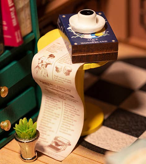 DIY Miniature House Book Nook Kit: Bookstore - Maison and Mer