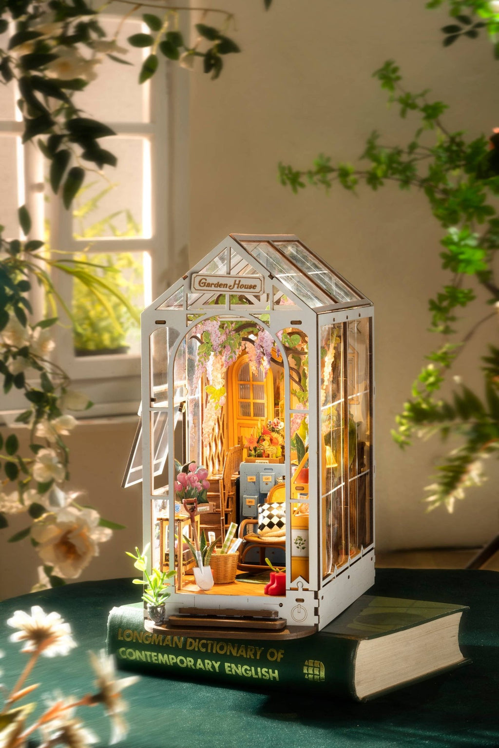 DIY Miniature House Book Nook Kit: Garden House - Maison and Mer