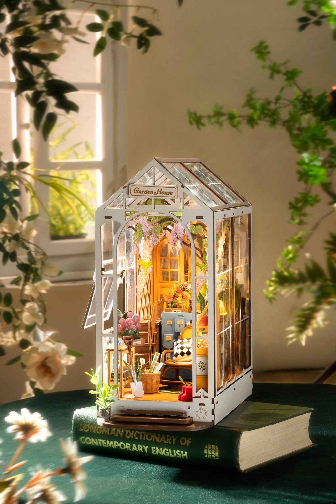 DIY Miniature House Book Nook Kit: Garden House - Maison and Mer
