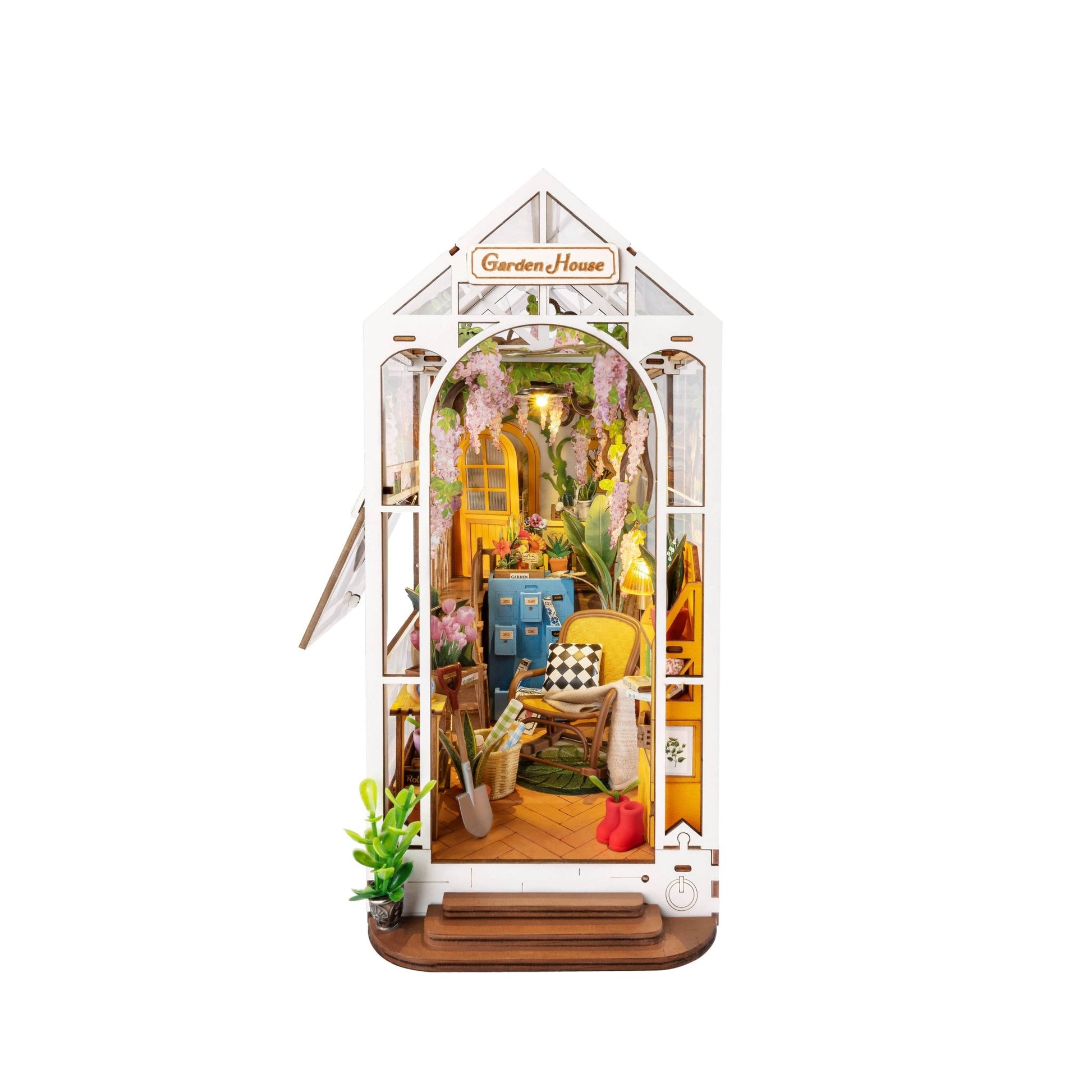 DIY Miniature House Book Nook Kit: Garden House - Maison and Mer