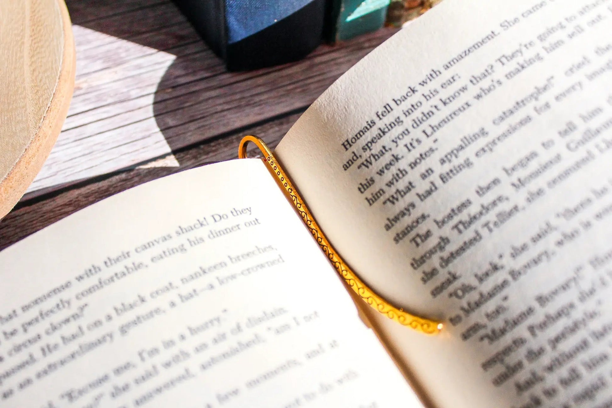 Dried pressed Flower resin bookmark - Maison and Mer