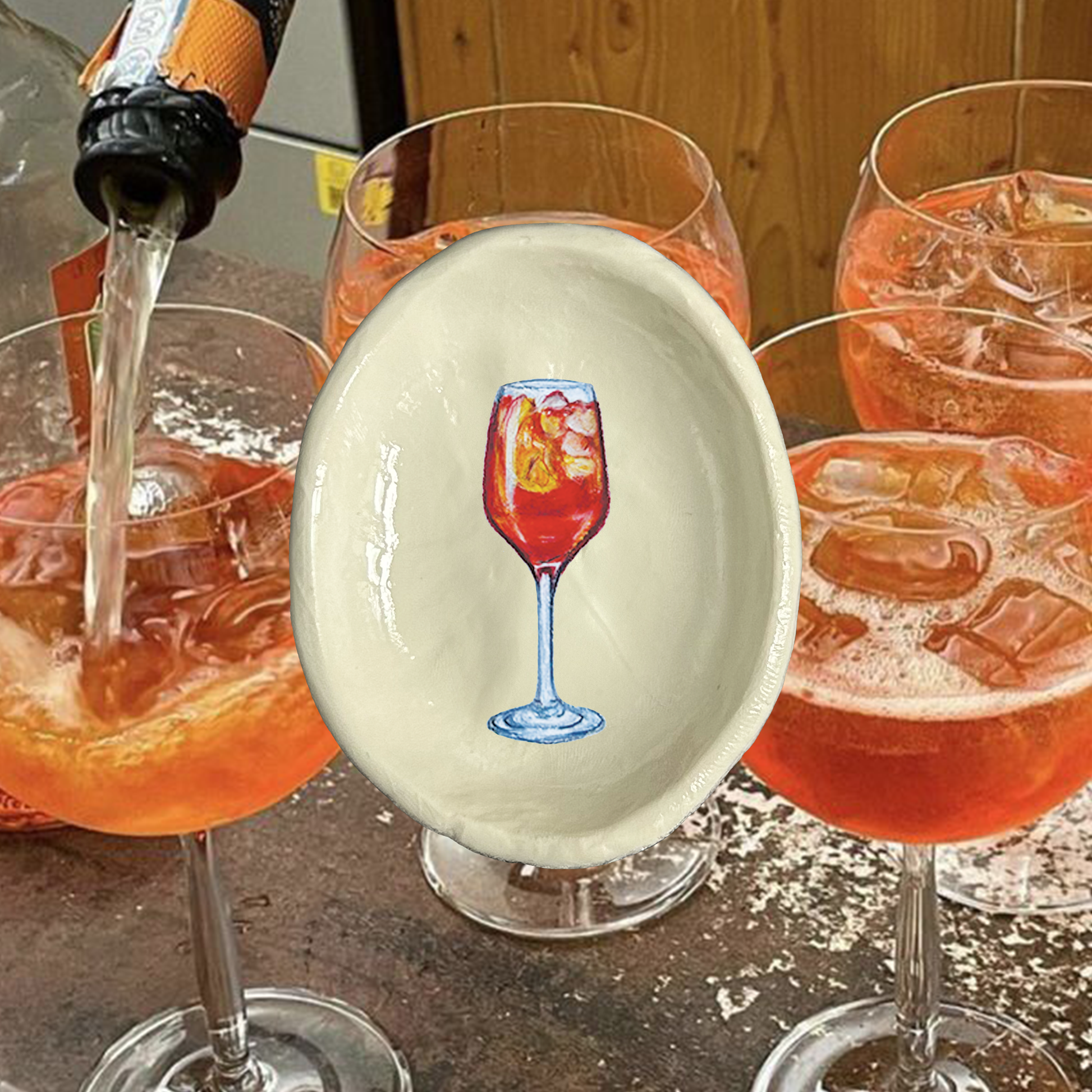 The Aperol Spritz Trinket Dish – Vineyard Collection