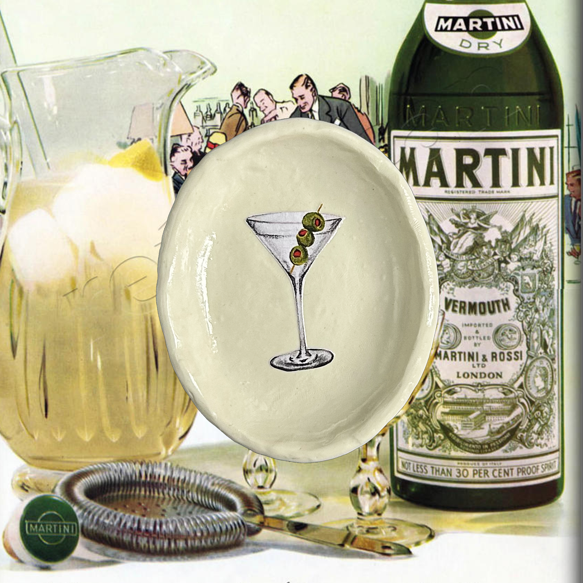 The Martini Trinket Dish – Vineyard Collection