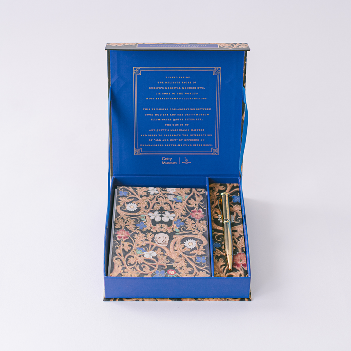 Skull Illumination Luxury Stationery Set -Getty Museum Limited Edition