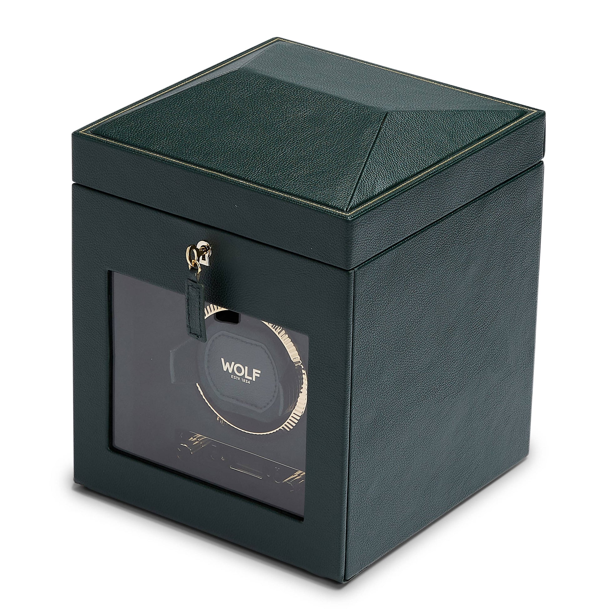 Wolf British Racing Single Watch Winder with Storage