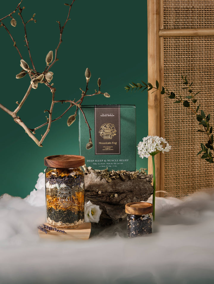 Mountain Fog Tea Bath Mini- Deep Sleep & Muscle Relief
