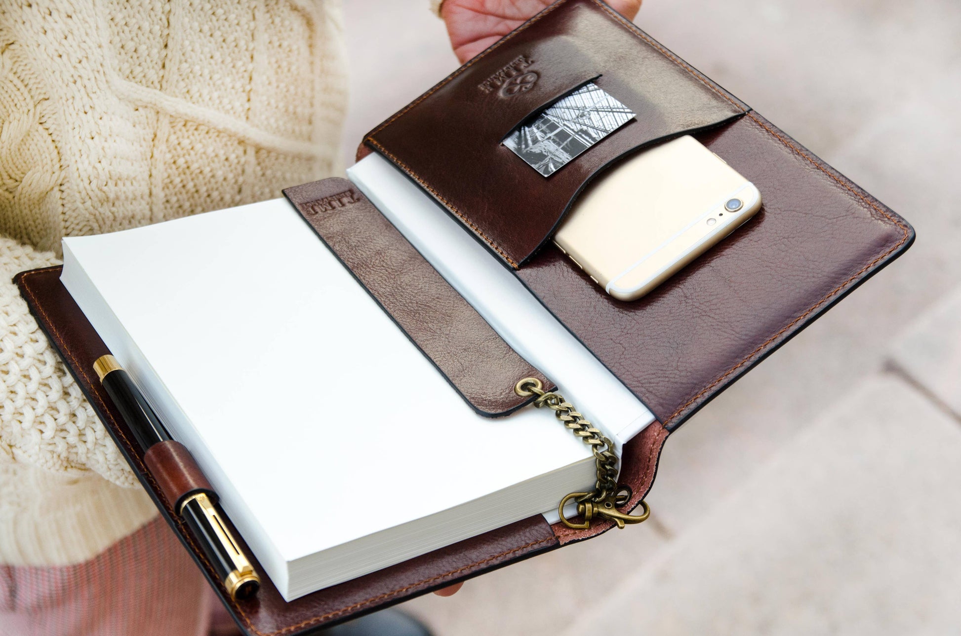 Leather Journal with A5 Notepad - The Diary of a Nobody